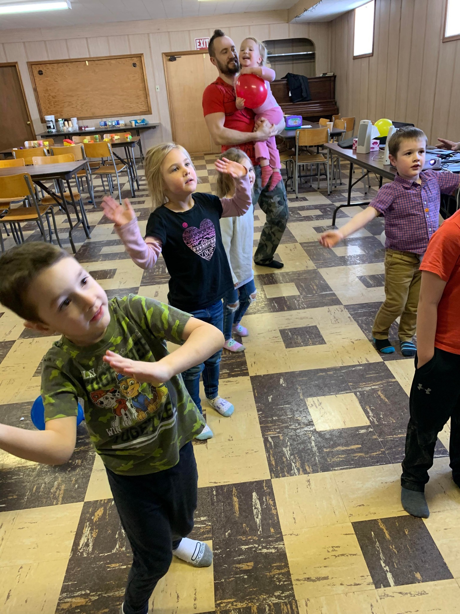 Bible learning session at church