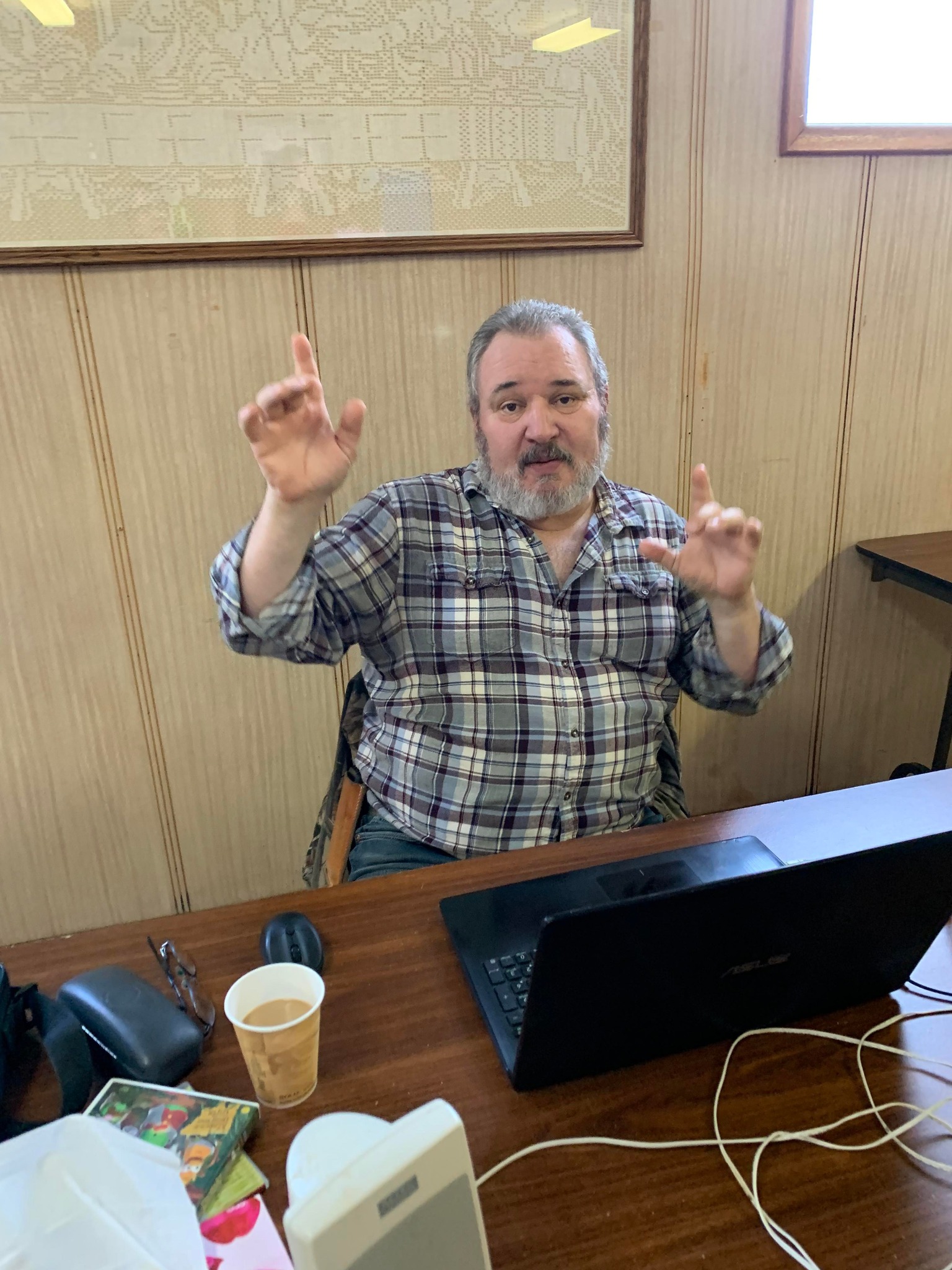 Church volunteers serving together